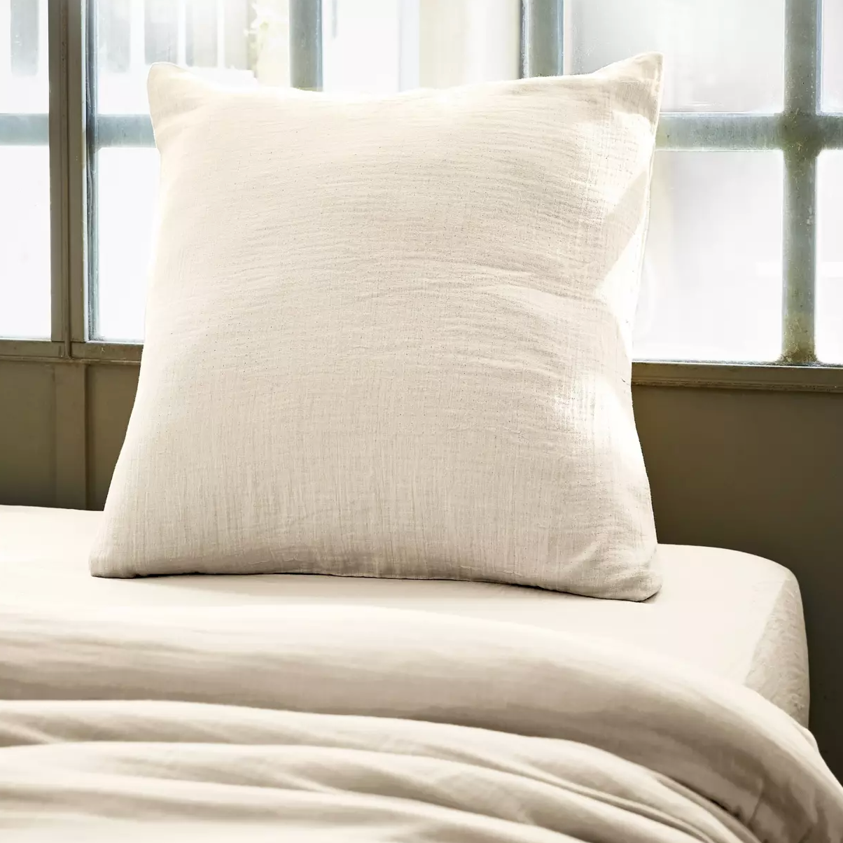 Taie d’oreiller Amara 65 x 65 cm - Beige