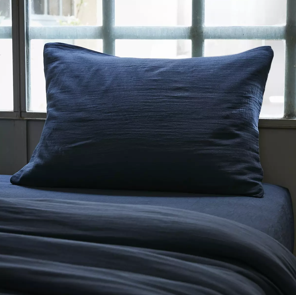 Taie d’oreiller Amara 50 x 70 cm - Bleu nuit