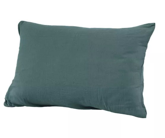 Taie d’oreiller Amara 50 x 70 cm - Bleu Canard