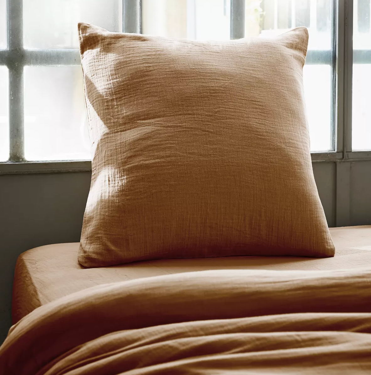 Taie d’oreiller Amara 65 x 65 cm - Camel