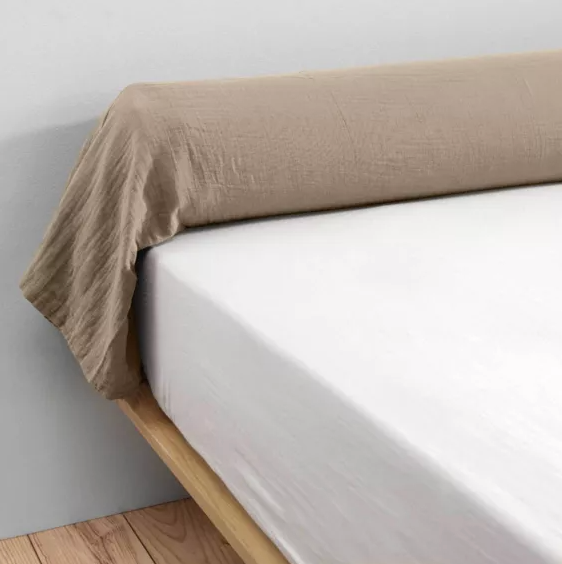 Taie de traversin Amara 185 cm - Sable