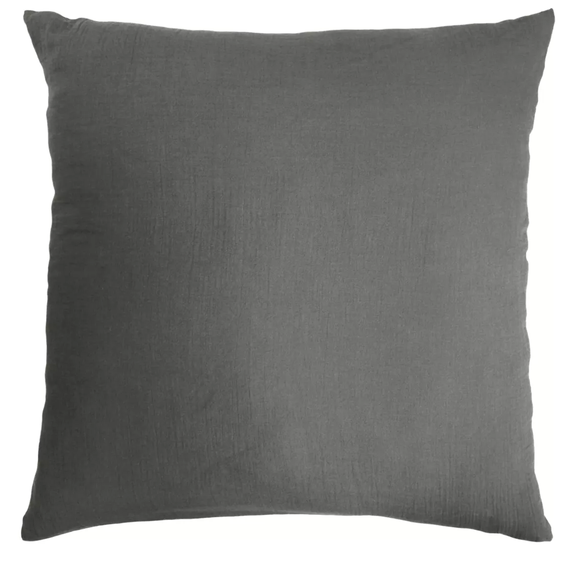 Taie d’oreiller Amara 65 x 65 cm - Gris Anthracite