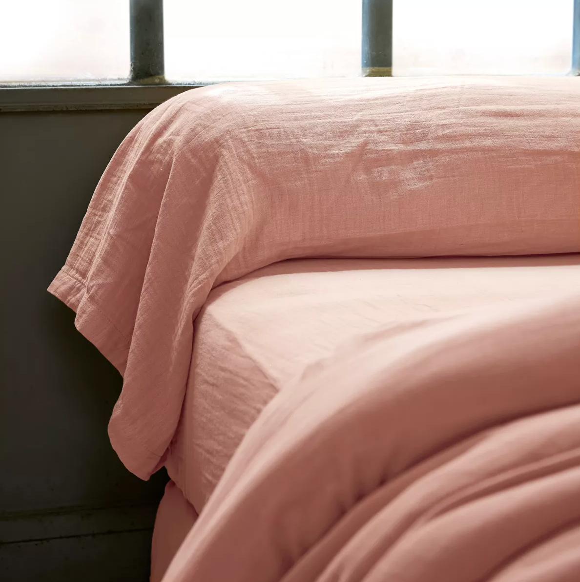 Taie de traversin Amara 185 cm - Rose Blush