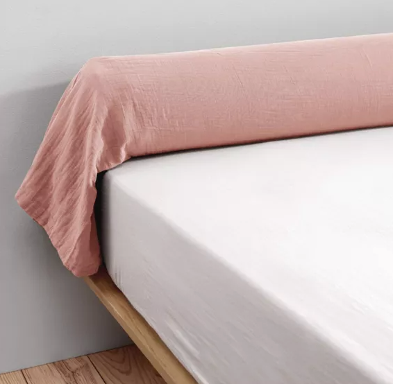 Taie de traversin Amara 185 cm - Rose Blush