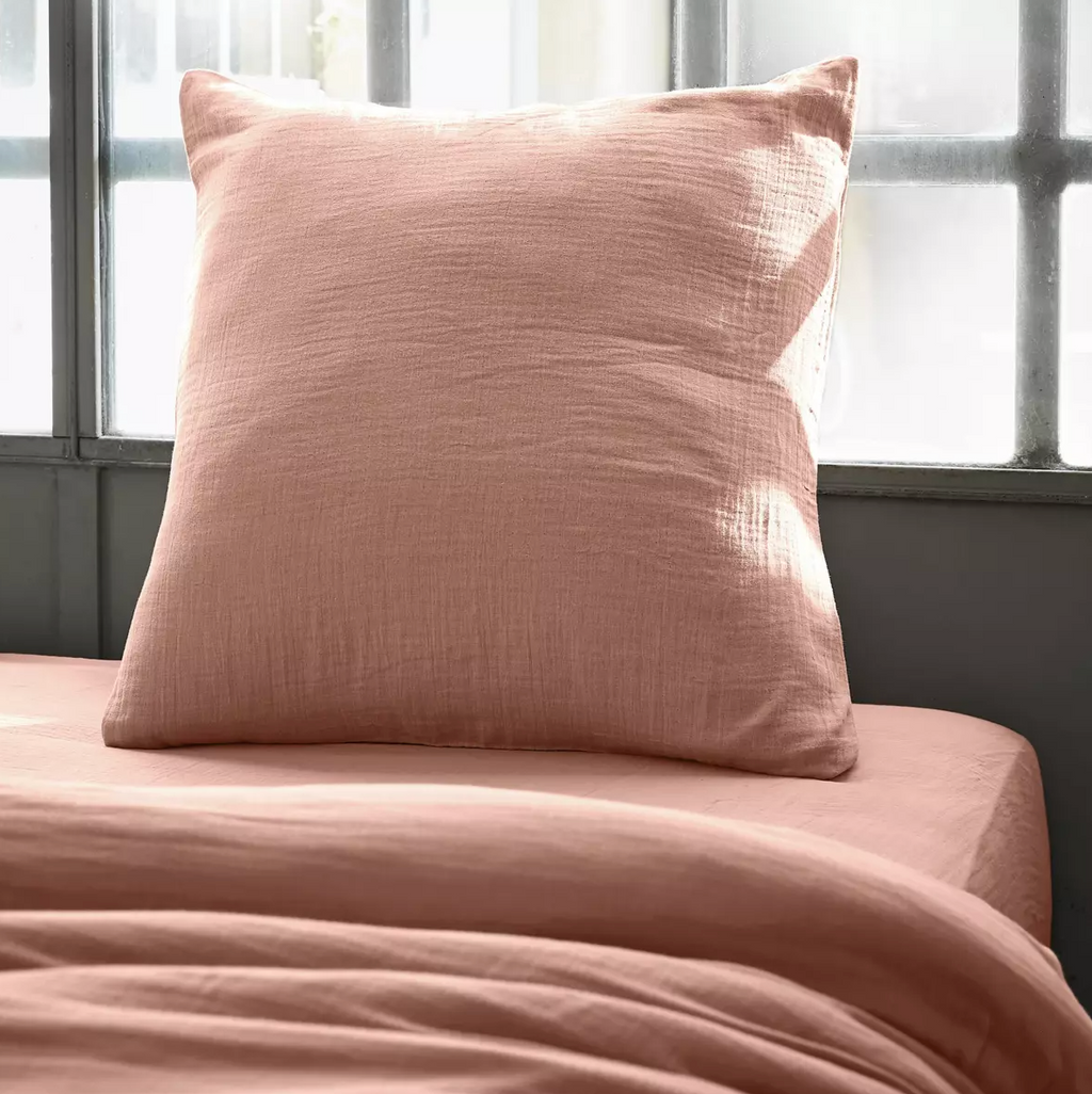 Taie d’oreiller Amara 65 x 65 cm - Rose blush