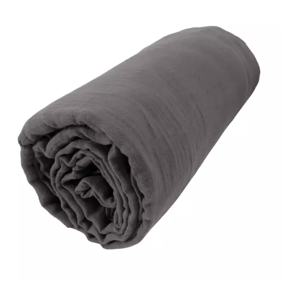 Drap Housse Amara - Gris anthracite