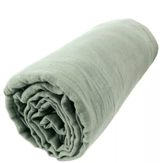 Drap Housse Amara - Vert Eucalyptus